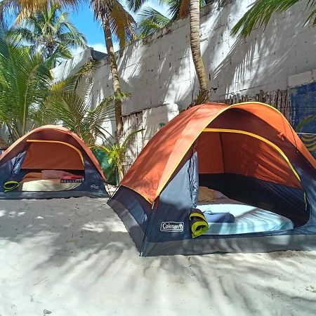 Chavez Eco Beach Camping And Cabanas Tulum Kültér fotó