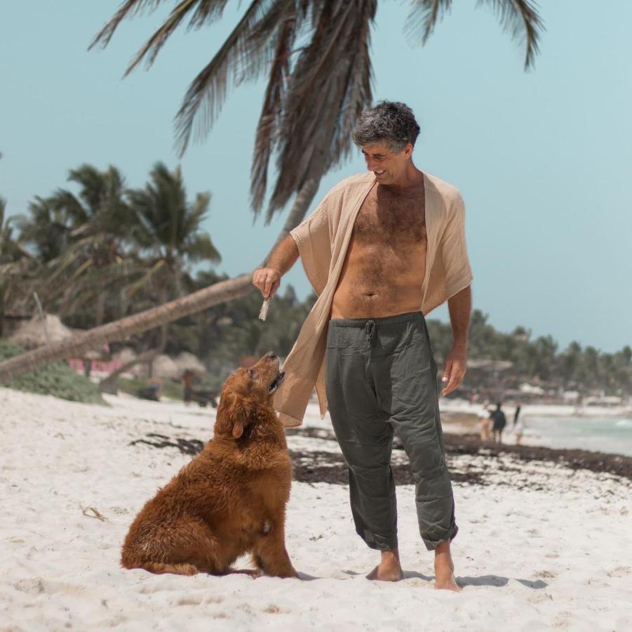 Chavez Eco Beach Camping And Cabanas Tulum Kültér fotó