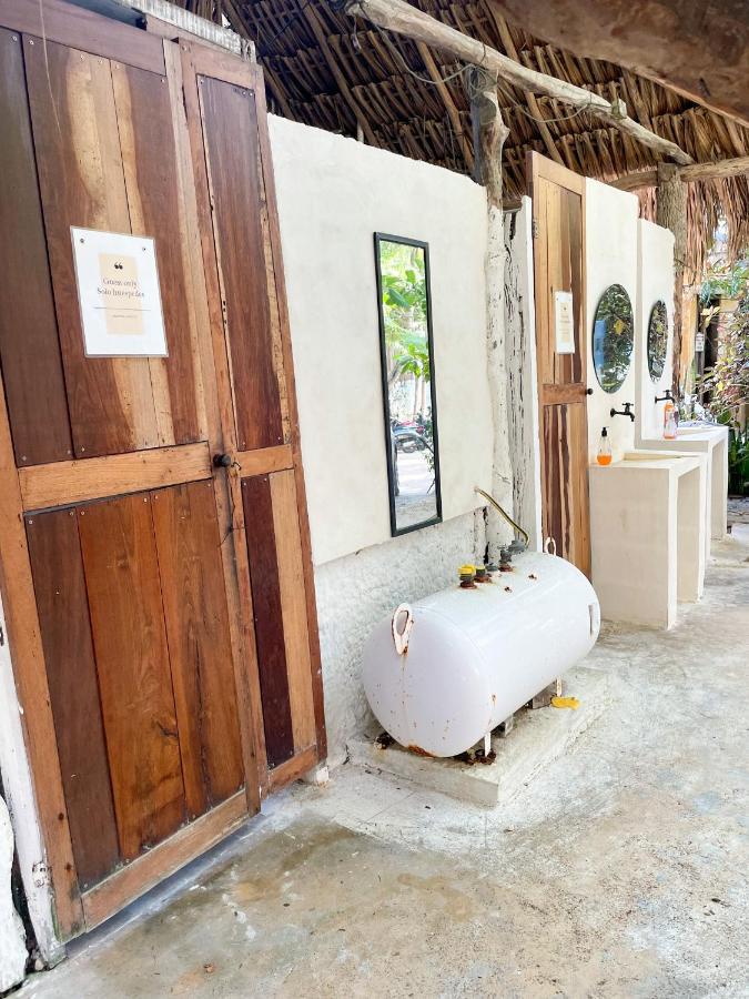 Chavez Eco Beach Camping And Cabanas Tulum Kültér fotó