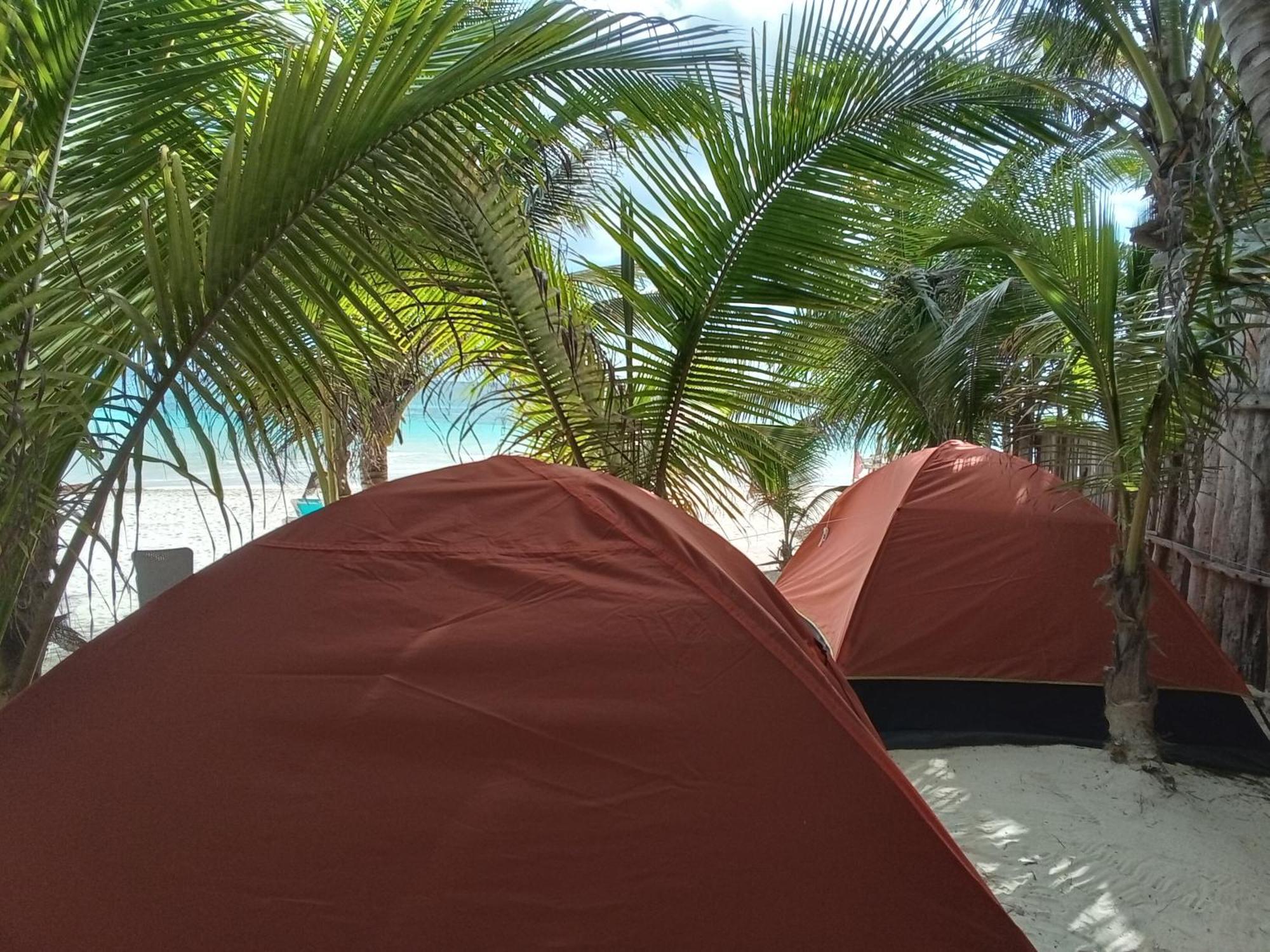 Chavez Eco Beach Camping And Cabanas Tulum Szoba fotó